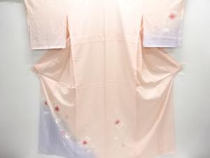 未使用品　駒絽花模様訪問着